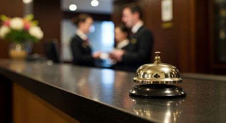 service bell in hotel reception