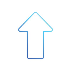 Up Arrow stock illustration