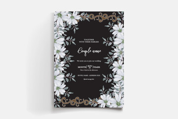 BRIDAL SHOWER FLORAL INVITATION TEMPLATE
