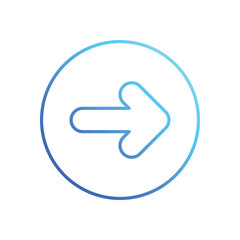 Right Arrow stock illustration