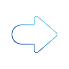 Right Arrow stock illustration