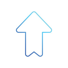 Up Arrow stock illustration