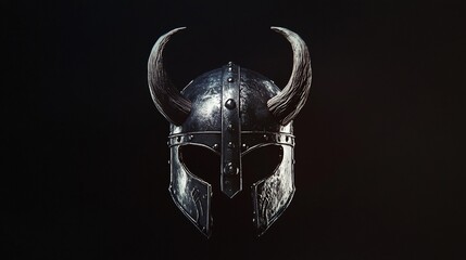 Ancient Viking Helmet: A Dark Metal Masterpiece