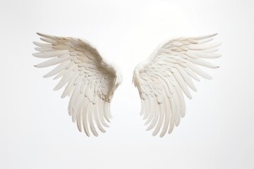 Fototapeta premium Flying angel white bird.