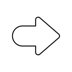 Right Arrow stock illustration