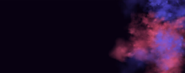  Atmospheric neon purple clouds.Magical fantasy smell of tobacco.Pink occult fog.Magic cigarette vapor.