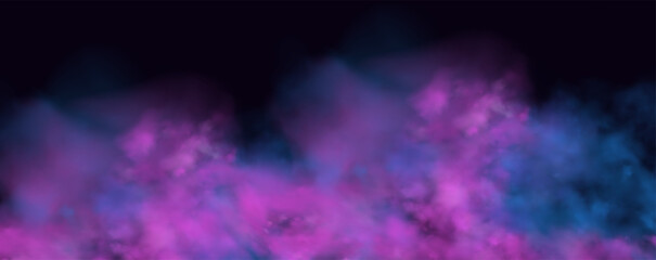  Atmospheric neon purple clouds.Magical fantasy smell of tobacco.Pink occult fog.Magic cigarette vapor.