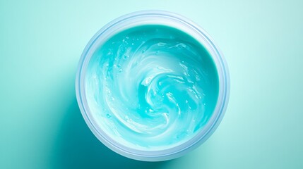 Cool mint and sky blue gradient, minimalistic and refreshing with subtle glossy highlights