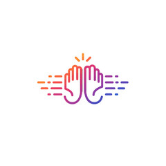 Teamwork High Five Logo