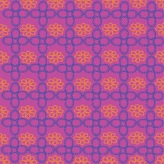 seamless floral pattern, blooming garden