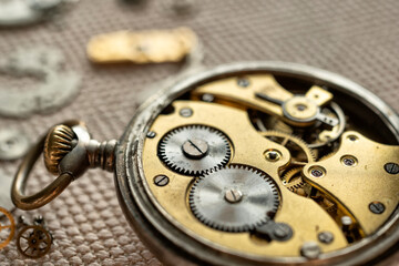 Mechanical watch repair, watchmaker's workshop