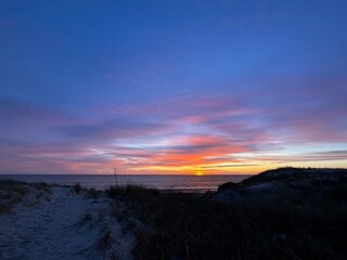 Sonnenuntergang an der Nordsee