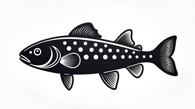 clown loaches glyph icon vector. clown loaches sign. isolated symbol illustration