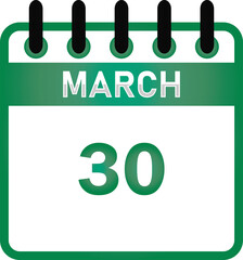 March 30 Calendar Date – Holidays, Events, Facts & Observances