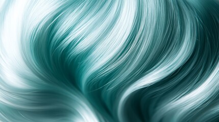 Cool teal and silver gradient, minimalistic and sleek with soft glossy highlights