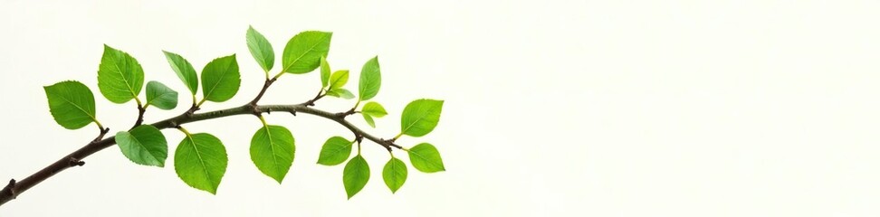 Naklejka premium Fresh Zanthoxylum limonella Alston branches on white background, plant, zanthoxylum, branch