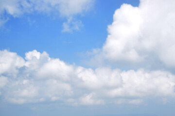 blue sky with clouds