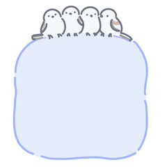 シマエナガの吹き出し