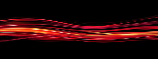 Red light speed background, a red and yellow gradient
