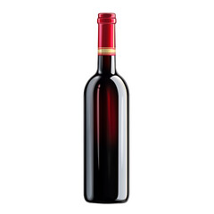 A bottle of red wine.