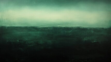 Fototapeta premium Dark forest green and black gradient, moody and atmospheric with subtle texture