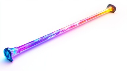 Fototapeta premium Generic Glowing Hiking View Prismatic Cascades Pole