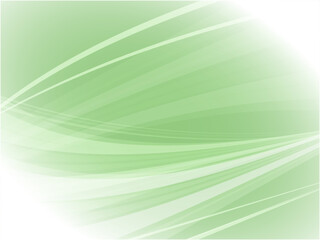 うっすらぼんやりとした空と流線のアブストラクト背景_ライトグリーン