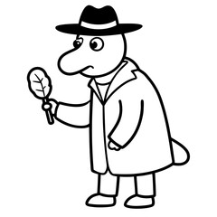 man with a cane