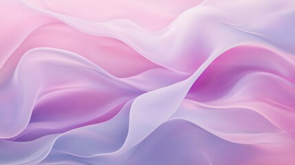 Obraz premium Pastel abstract gradient with soft pink and lavender hues, gently blending with blurred edges, creating a dreamy and peaceful atmosphere