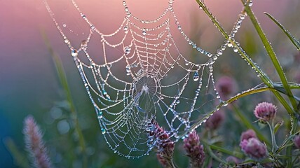 Bright and unusual spring landscapes in macro photography: dew drops, flowers, leaves, fields, and mountains revealing the stunning details of nature and its beauty.