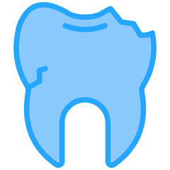Broken Tooth Icon