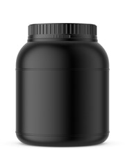 Protein powder jar mockup