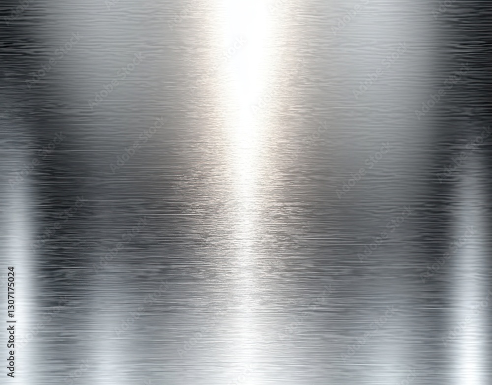 Poster elegant and smooth silver metal texture reflecting light with subtle brushed pattern ideal for backg