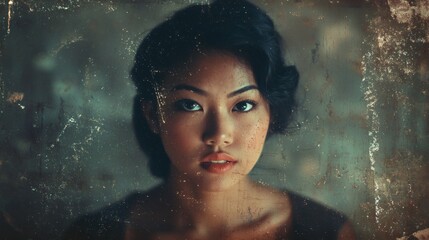 Fototapeta premium Neon Glow Bokeh Overlay with Futuristic Light Orbs