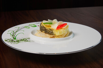 Pan-Fried Cod with Lily - A high-end and exquisite Chinese food