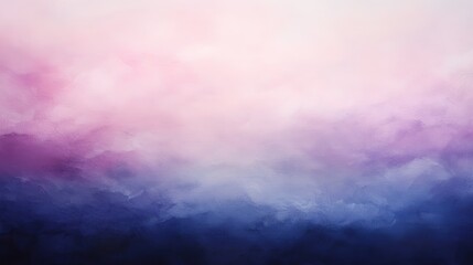 Fototapeta premium Soft abstract gradient with pastel pink and purple hues, gently blending with blurred edges, evoking a calm and ethereal atmosphere