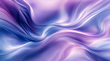 Fototapeta premium Soft abstract gradient with smooth purple and blue hues, gently blending with blurred edges, creating a calm and ethereal atmosphere
