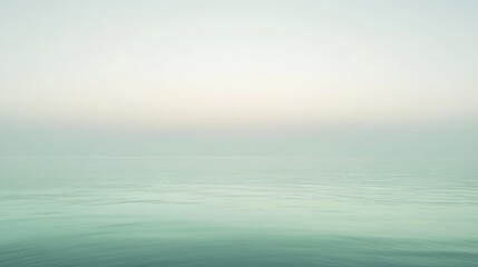 Obraz premium Soft gradient with light grey and green hues, blending gently, creating a peaceful and calming ambiance