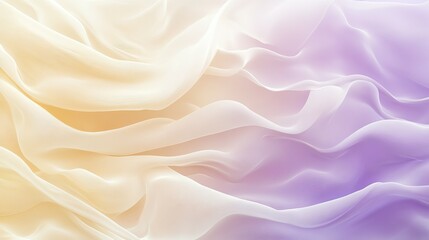Fototapeta premium Soft gradient with smooth purple and beige hues, gently blending and glowing, creating a calm and ethereal ambiance