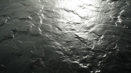 Obraz premium glare, top view, grey solid background, strong glare from light sources creating multiple reflections on a smooth surface, delicate contrast.