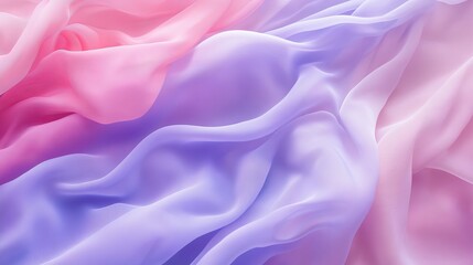 Obraz premium Soft pastel gradient with light pink and purple hues, blending gently, creating a dreamy and calming aesthetic