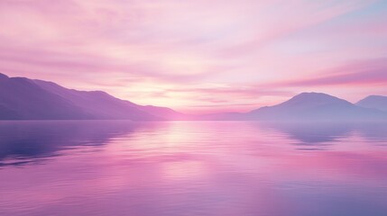 Obraz premium Soft pastel gradient with light pink and purple hues, blending gently, creating a dreamy and calming aesthetic