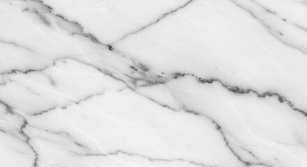 Obraz premium Elegant white marble texture with subtle gray veining, ideal for interior design