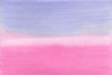 Pink and blue gradient watercolor background