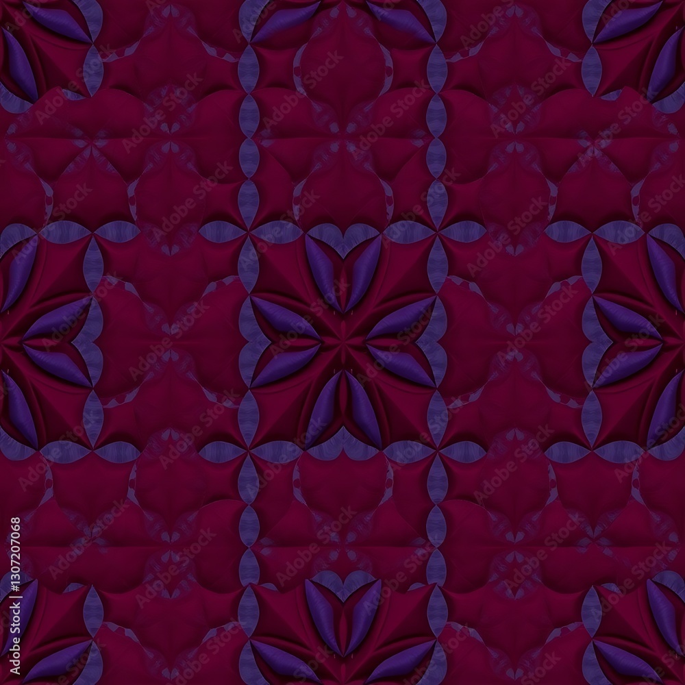 Poster elegant maroon pattern: a captivating design featuring a repeating pattern in rich maroon and deep v
