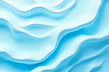 Fototapeta premium Abstract Light Blue Wavy Texture Background Design