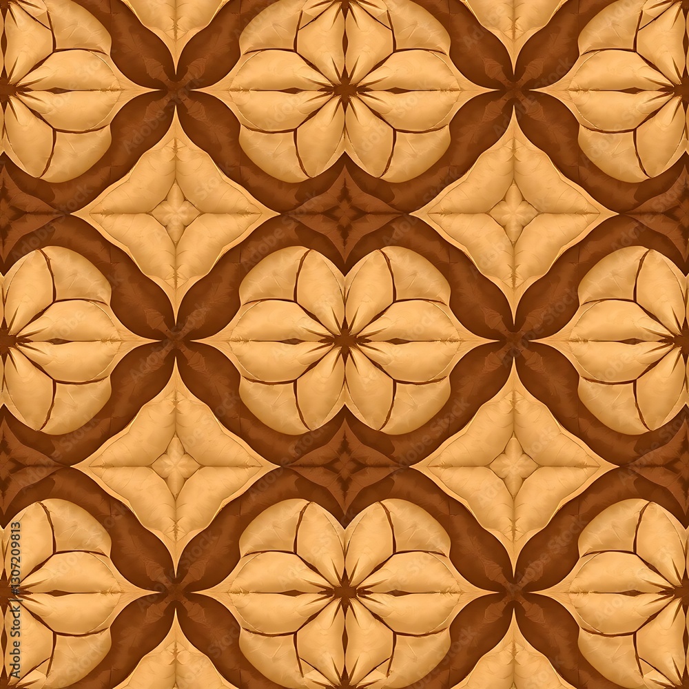 Poster abstract wood pattern: a seamless pattern featuring an abstract, geometric design created from textu