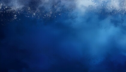 elegant sapphire blue background with white hazy top border and dark black grunge texture bottom border luxury blue design