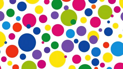 Colorful Circle Pattern Background (1)
