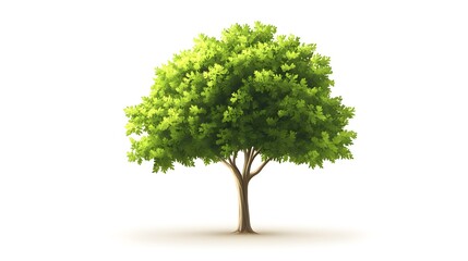 Lush Green Tree: Nature's Beauty, Vibrant Foliage